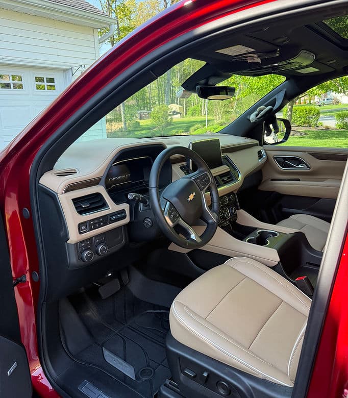 Clean vehicle interior after premium detailing
